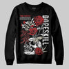 Jordan 1 Retro High OG Black Toe Reimagined DopeSkill Sweatshirt Side Hustle Graphic Streetwear - Black