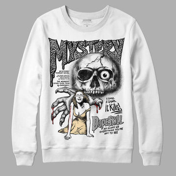 Jordan 3 “Off Noir” DopeSkill Sweatshirt Mystery Ghostly Grasp Graphic Streetwear - White