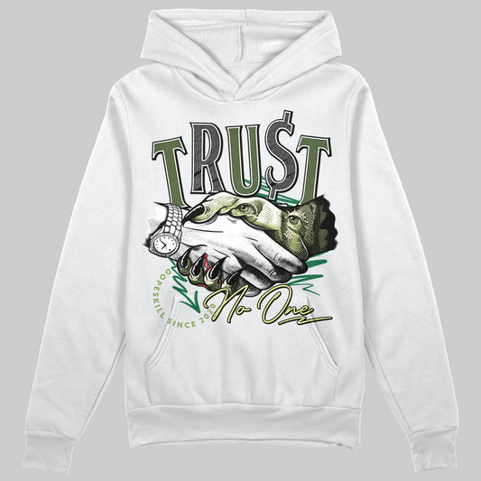 Foamposite Pro 'Pine Green' DopeSkill Hoodie Sweatshirt Trust No One Graphic Streetwear - White