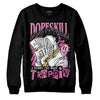 Little Posite One Polarized Pink (GS) DopeSkill Sweatshirt Sorry I've Been Trappin Graphic Streetwear - Black