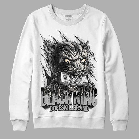 Jordan 3 “Off Noir” DopeSkill Sweatshirt Black King Graphic Streetwear - White