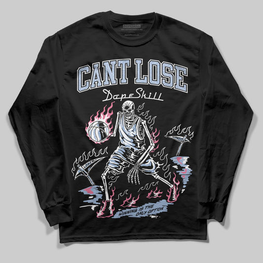 Jordan 3 GS “Cobalt Bliss” DopeSkill Long Sleeve T-Shirt Cant Lose Graphic Streetwear - Black