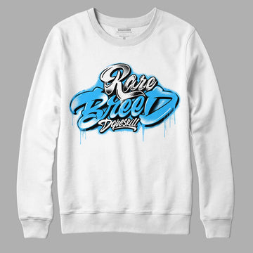 Jordan 1 High Retro OG “University Blue” DopeSkill Sweatshirt Rare Breed Type Graphic Streetwear - WHite