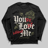 Jordan 3 “Medium Olive” aka “Family Affair” DopeSkill Long Sleeve T-Shirt Trust No One Graphic Streetwear - Black