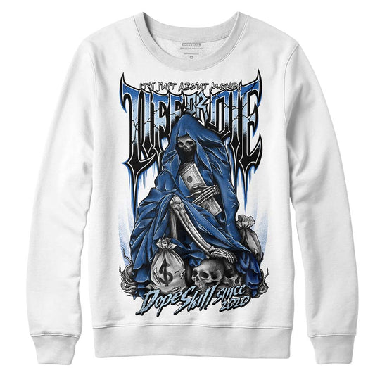 Jordan 11 Low “Space Jam” DopeSkill Sweatshirt Life or Die Graphic Streetwear - White