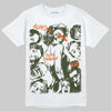 Olive Sneakers DopeSkill T-Shirt Built Different Graphic Streetwear - White 