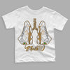 Jordan 13 Wheat 2023 DopeSkill Toddler Kids T-shirt Breathe Streetwear - WHite