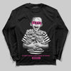 Pink Sneakers DopeSkill Long Sleeve T-Shirt Scared Money Don't Make No Money Graphic Streetwear - black