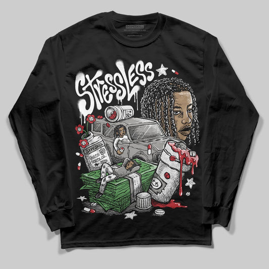 Jordan 3 Retro Pure Money DopeSkill Long Sleeve T-Shirt Stressless Graphic Streetwear - Black