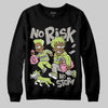 Chase B x Travis Scott x Jordan Jumpman Jack DopeSkill Sweatshirt No Risk No Story Graphic Streetwear - Black
