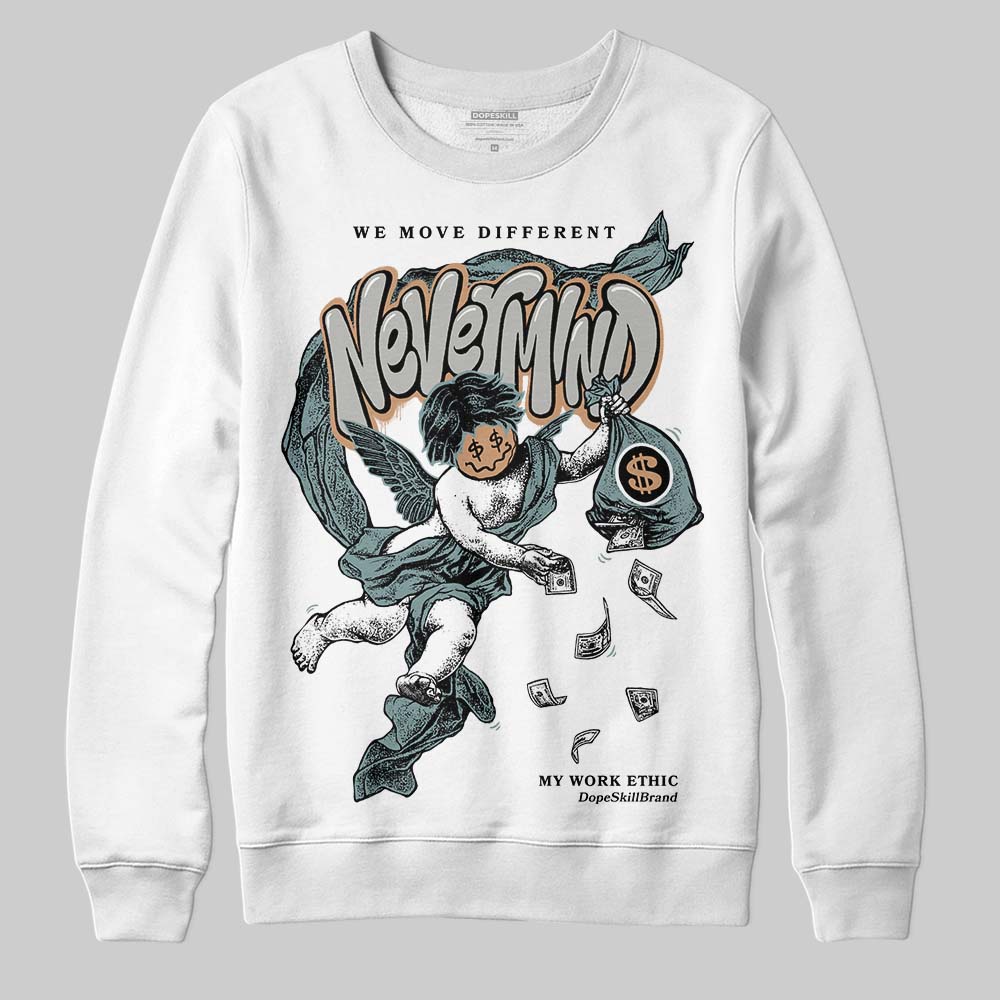 Nike Air Max 1 Low Poly “Adventure” DopeSkill Sweatshirt Nevermind Graphic Streetwear - White