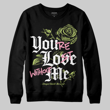 Chase B x Travis Scott x Jordan Jumpman Jack DopeSkill Sweatshirt You’re Lost Without Me Graphic Streetwear - Black