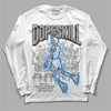 Jordan 6 Retro Cool Grey DopeSkill Long Sleeve T-Shirt Thunder Dunk Graphic Streetwear - White 