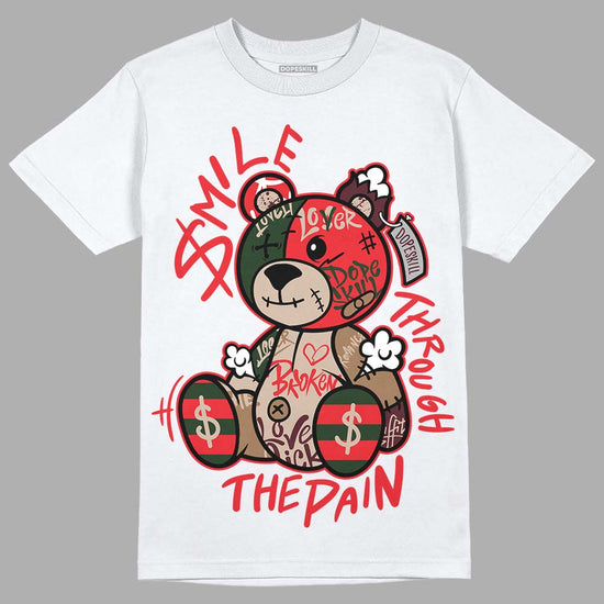 Dunk Low Freddy Krueger DopeSkill T-Shirt Smile Through The Pain Graphic Streetwear - White