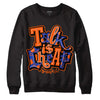 Dunk Low Futura Orange Blaze DopeSkill Sweatshirt Talk Is Chip Graphic Streetwear - Black