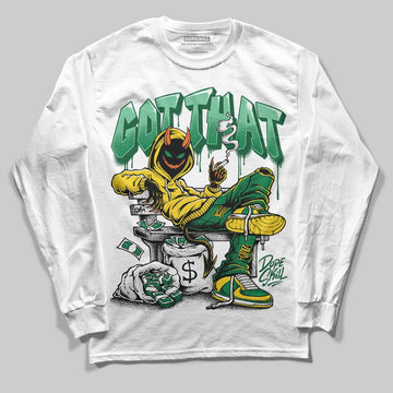 Green Sneakers DopeSkill Long Sleeve T-Shirt Got That Graphic Streetwear - White 