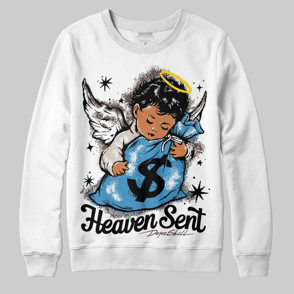 Adidas Samba OG White Black Clear Granite DopeSkill Sweatshirt Heaven Sent Graphic Streetwear - White