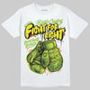 Neon Green Sneakers DopeSkill T-Shirt Fight For Right Graphic Streetwear - White