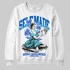 Royal Blue Sneakers DopeSkill Sweatshirt Self Made Graphic Streetwear - White