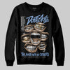 Jordan 4 WMNS 'Forget Me Not' DopeSkill Sweatshirt The Mouth With No Droughts Graphic Streetwear - black