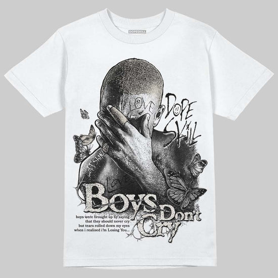 Jordan 3 Retro Pure Money DopeSkill T-Shirt Boys Don't Cry Graphic Streetwear  - White 