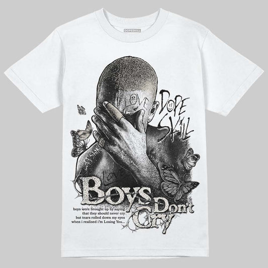 Jordan 3 Retro Pure Money DopeSkill T-Shirt Boys Don't Cry Graphic Streetwear  - White 