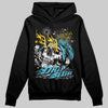 Jordan 11 Retro Gamma Blue (2025) DopeSkill Hoodie Sweatshirt Drip Season Graphic Streetwear - Black