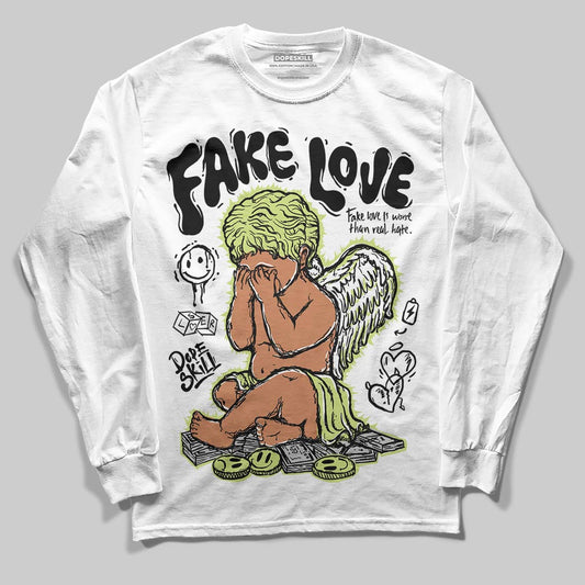 Jordan 11 “Inner Beast” DopeSkill Long Sleeve T-Shirt False Love Graphic Streetwear - White