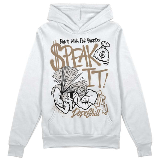 Jordan 5 SE “Sail” DopeSkill Hoodie Sweatshirt Speak It Graphic Streetwear - WHite