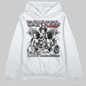 Grey Sneakers DopeSkill Hoodie Sweatshirt Just Rich Graphic Streetwear - WHite 