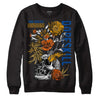 Dunk Blue Jay and University Gold DopeSkill Sweatshirt Side Hustle Graphic Streetwear - Black