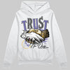 Jordan 4 Retro Lakers DopeSkill Hoodie Sweatshirt Trust No One Graphic Streetwear - White