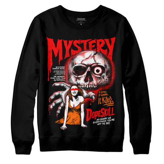 Jordan 1 Retro High OG "Satin Bred" DopeSkill Sweatshirt Mystery Ghostly Grasp Graphic Streetwear - Black 