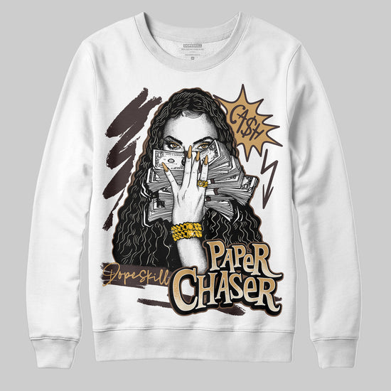 Jordan 5 “Earth/Metallic Gold” DopeSkill Sweatshirt NPC Graphic Streetwear - White