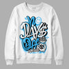 Jordan 2 Low "University Blue" DopeSkill Sweatshirt No Days Off Graphic Streetwear - White