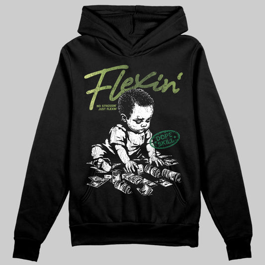 Foamposite Pro 'Pine Green' DopeSkill Hoodie Sweatshirt Flexin' Graphic Streetwear - Black