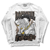 Jordan 1 Retro High OG Palomino DopeSkill Long Sleeve T-Shirt Sorry I've Been Trappin Graphic Streetwear - White