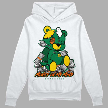 Green Sneakers DopeSkill Hoodie Sweatshirt MOMM Bear Graphic Streetwear - White 