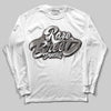 Jordan 4 Retro Cave Stone DopeSkill Long Sleeve T-Shirt Rare Breed Type Graphic Streetwear - White