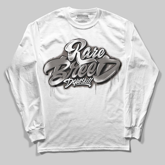 Jordan 4 Retro Cave Stone DopeSkill Long Sleeve T-Shirt Rare Breed Type Graphic Streetwear - White