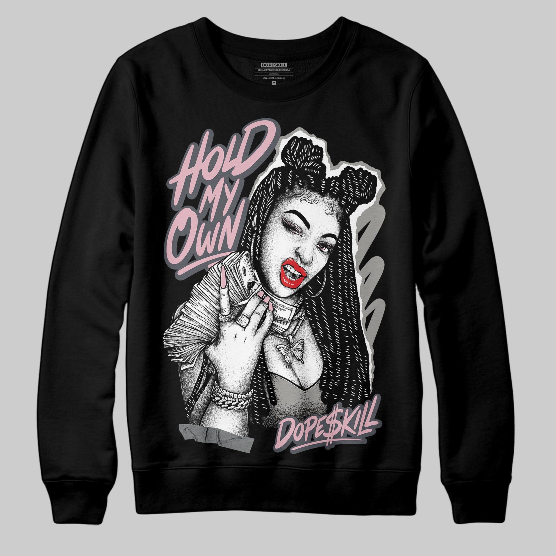 Air Max 95 OG “Pink Foam” DopeSkill Sweatshirt New H.M.O Graphic Streetwear - Black