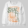 Jordan 4 Retro OG SP Undefeated (2025) DopeSkill Sweatshirt Speak It Graphic Streetwear - White