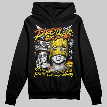 Jordan 4 Thunder DopeSkill Hoodie Sweatshirt Pretty Girl Swag Graphic Streetwear - Black