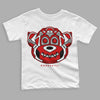 Jordan 1 Retro Low "Black Toe" DopeSkill Toddler Kids T-shirt Monk Graphic Streetwear - White