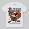 Jordan 3 Georgia Peach DopeSkill Toddler Kids T-shirt No Fake Love Graphic Streetwear - White