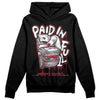 Jordan 1 Retro High '85 OG Metallic Burgundy DopeSkill Hoodie Sweatshirt Paid In Full Graphic Streetwear - Black