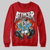 Red Sneakers DopeSkill Sweatshirt At The Top Graphic Streetwear - Red