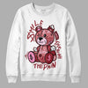 Valentine's Day Collection DopeSkill Sweatshirt Smile Through The Pain Graphic Streetwear - White 