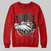 Nigel Sylvester x Air Jordan 4 ‘Brick by Brick’ DopeSkill Sweatshirt Trust No One Graphic Streetwear - Red