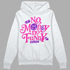 Pink Sneakers DopeSkill Hoodie Sweatshirt No Money No Funny Graphic Streetwear - White